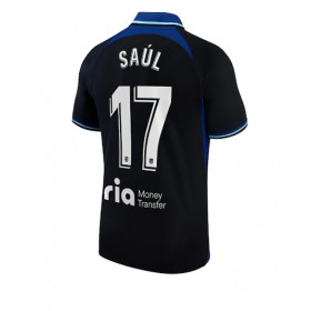 Herren Fußballbekleidung Atletico Madrid Saul Niguez #17 Auswärtstrikot 2022-23 Kurzarm